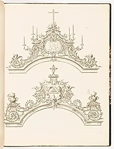 Two Designs for Ecclesiastical Ironwork
