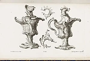 Two Designs for Ewer-shaped Ornaments, Album of Ornament