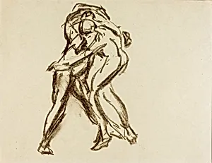 Two Figures in Action