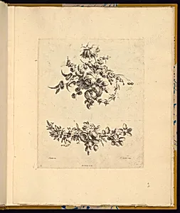 Two Floral Tailpieces or Fleurons