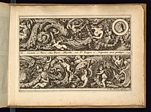 Two Frieze Designs by Jean Le Pautre, French, 1618–1682