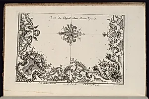 Two Quarters of a Ceiling by François de Cuvilliés the Elder, Belgian, active Germany, 1695 - 1768