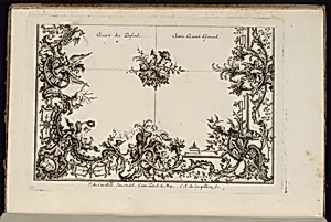 Two Quarters of a Ceiling by François de Cuvilliés the Elder, Belgian, active Germany, 1695 - 1768
