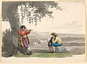 Two Shepherds in the Campagna