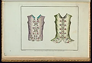 Two Waistcoat Designs by Pierre Ranson, French, 1736–1786