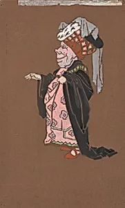 Ugly Duchess (costume design for Alice-in-Wonderland, 1915)