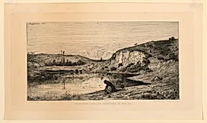 Un Rocher dans les Communaux de Rix (Ain)
