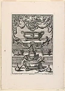 Unterschiedlich Augspurgische Goldschmidts Arbeit, "Aestas" (Summer), Plate 2