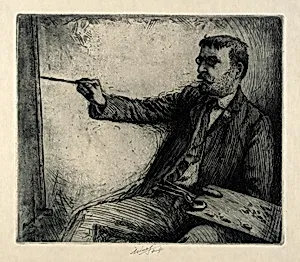 Untitled (Artist Painting)