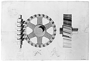 (Untitled) (Gears)/Verso: (Untitled) by Thomas Eakins, American, b. Philadelphia, Pennsylvania, 1844–1916