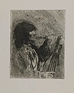Untitled--Man with Bagpipe