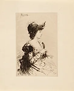 Untitled (woman putting on gloves)