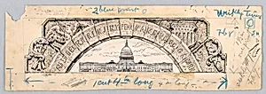 U.S. Capitol Building, Under an Arch of the Thirteen States