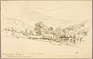 Valley of the Llugwy (Moel Siabod), North Wales by George Elbert Burr