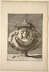 Vase Decorated with Figures, Rinceaux, and Festoons