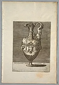 Vase (Plate 10 of a Series)