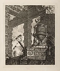"Vase reposant sur deux Sphinx adossÃ©s", plate 2 from the series Vasi...