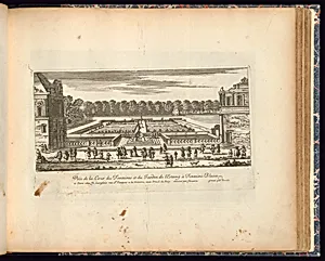VeÃ¼e de la Cour des Fonteines et du Jardin de lâEstang Ã  Fonteine-Bleau