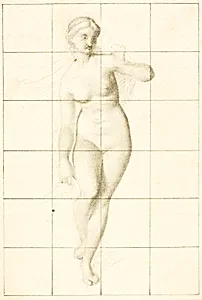 Venus Guiding Eneas and the Trojans to the Latin Shore (study of Venus)