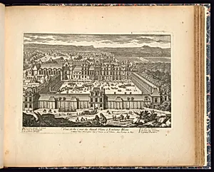 VeuÃ« de la Cour du cheval blanc Ã  Fontaine-Bleau