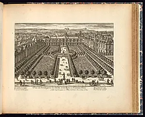 VeuÃ« de lâOrangerie ou Jardin de la Reine Ã  Fontaine-bleau