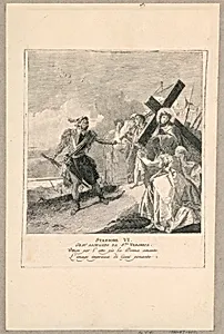 Via crucis - Station VI, Saint Veronica Wipes His Face