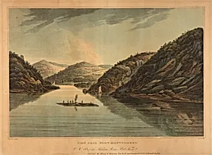 View near Fort Montgomery (no. 18, Hudson River portfolio)