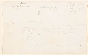 View of an Elevated Plain from Mojarras, Colombia, Part One by Frederic Edwin Church, American, 1826–1900