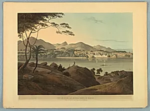 View of Gyah, An Hindoo Town, In Bahar, from "Oriental Scenery: Twenty Four Views in Hindoostan"