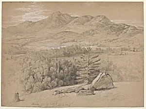 View of Mount Chocorua, from Hill to Right of Albany Road by Daniel Huntington, American, 1816–1906