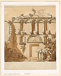 View of the Porta Aurea, Palace of Diocletian, Split