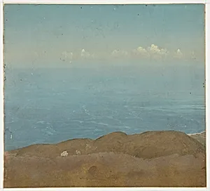 View of the Sea from Bloxburgh, Jamaica by Frederic Edwin Church, American, 1826–1900