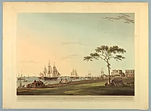 View Taken on the Esplanade, Calcutta, from "Oriental Scenery: Twenty Four Views in Hindoostan"