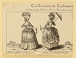 Vignette of Ladies' Fashions