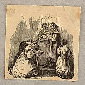 Vignette, Wedding Ceremony in a Church by Unknown