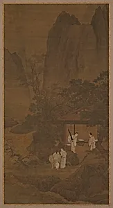 Visitor to a mountain retreat