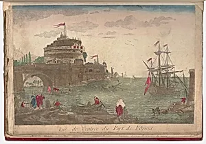 VuÃ« de l'entrÃ©e du Port de l'Orient (View of Entrance to Oriental Port)