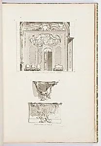 VuÃ« du mÃªme Sallon par le bout des Sophites (View of the Same Salon), plate 86, in Oeuvres de Juste-AurÃ¨le Meissonnier (Works by Juste-AurÃ¨le Meissonnier)
