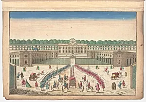 Vue de l'EntreÃ© du Chateau de Marly (View of the Entrance to Marly Palace)