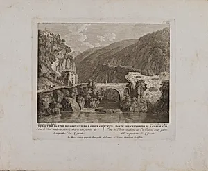 Vue d'Une Partie du Couvent de S. Cosimato (no. III)