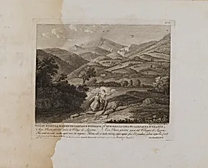 Vue ou Etoit la Maison de Campagne d'Horace (no. VII)