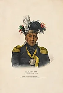 Wa-baun-see - A Pottawatomie Chief by Alfred M. Hoffy, active 1835 - 1864