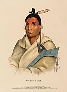 WAA-TOP-E-NOT., from History of the Indian Tribes of North America