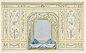 Wall Elevation of Bedroom Alcove