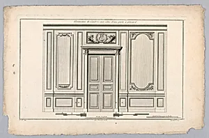 Wall Interior with Door