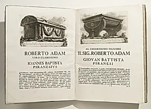 Washbasin, page from Il Campo Marzio dell'Antica Roma