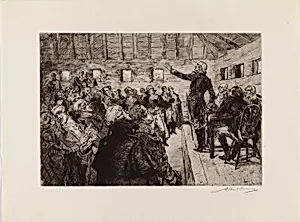 Washington Prevents a Military Dictatorship (from the portfolio "The Bicentennial Pageant of George Washington")