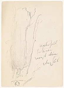 Waterfall between Vevey and Sion, Switzerland by Frederic Edwin Church, American, 1826–1900
