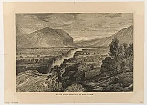 Weber River, Entrance to Echo Cañon by Thomas Moran, American, b. Britain, 1837–1926