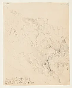 West Wall of the Canyon, Yellowstone